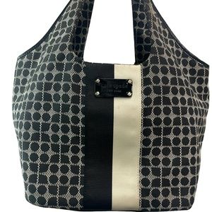 Kate Spade Black and White Stripe and Dots